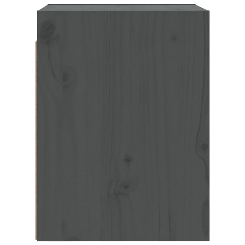 Veggskap grå 30x30x40 cm heltre furu