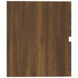 Servantskap brun eik 60x38,5x45 cm konstruert tre