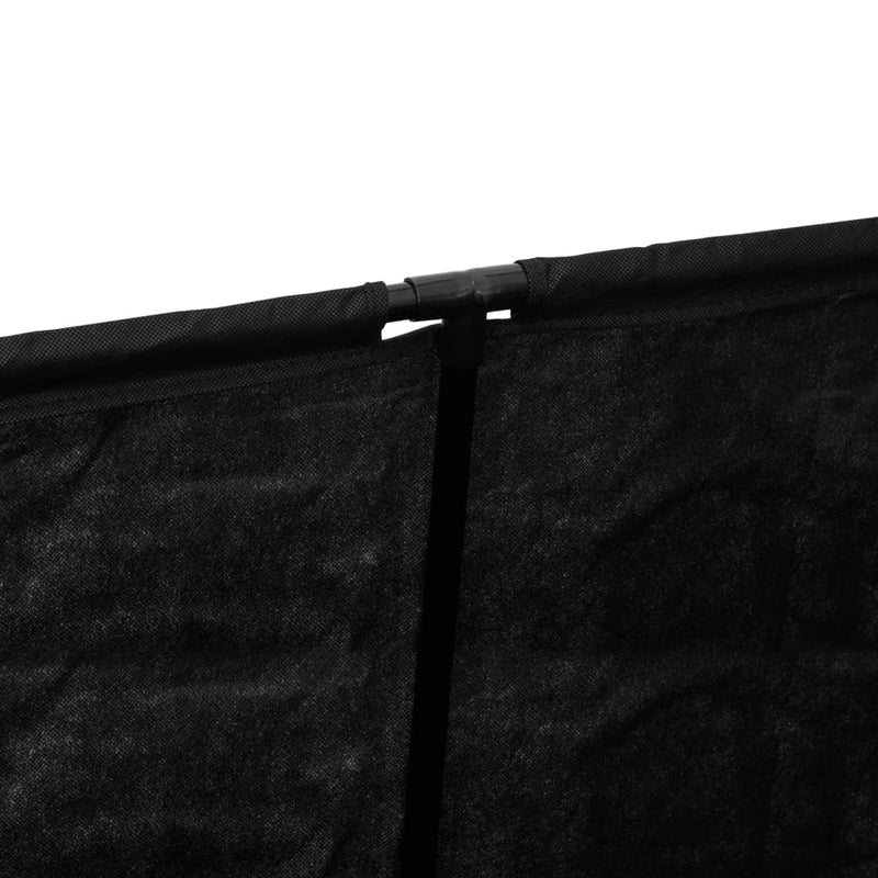 Putekasse svart 105x34,5x45 cm stoff