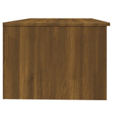 Salongbord brun eik 102x50x36 cm konstruert tre
