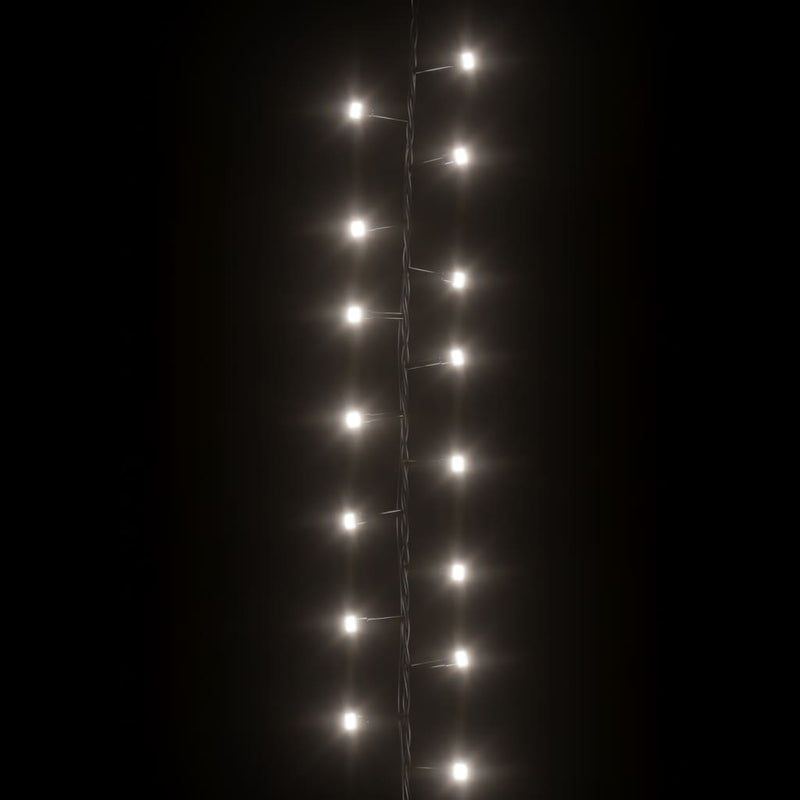 LED-strenglys med 3000 lysdioder kaldhvit 65 m PVC