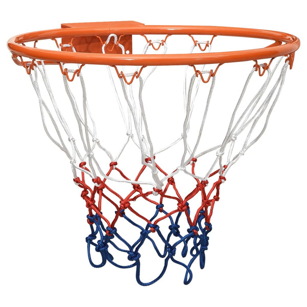 Basketballkurv oransje 39 cm stål