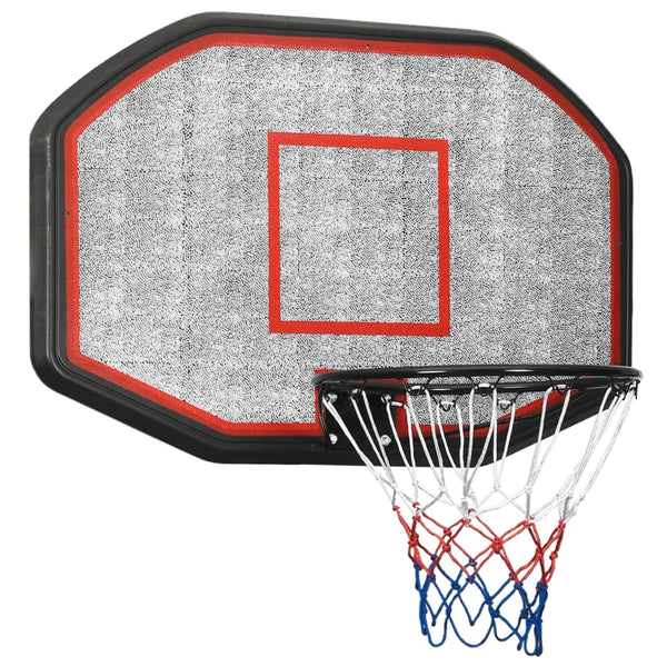 Basketballplate svart 109x71x3 cm polyeten