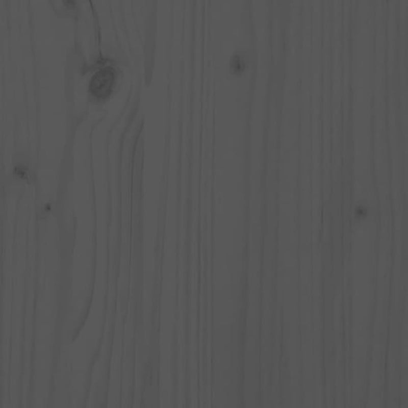Sminkebord grå 95x50x134 cm heltre furu