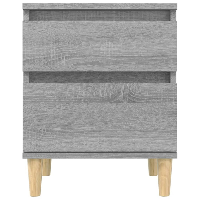 Nattbord grå sonoma 40x35x50 cm