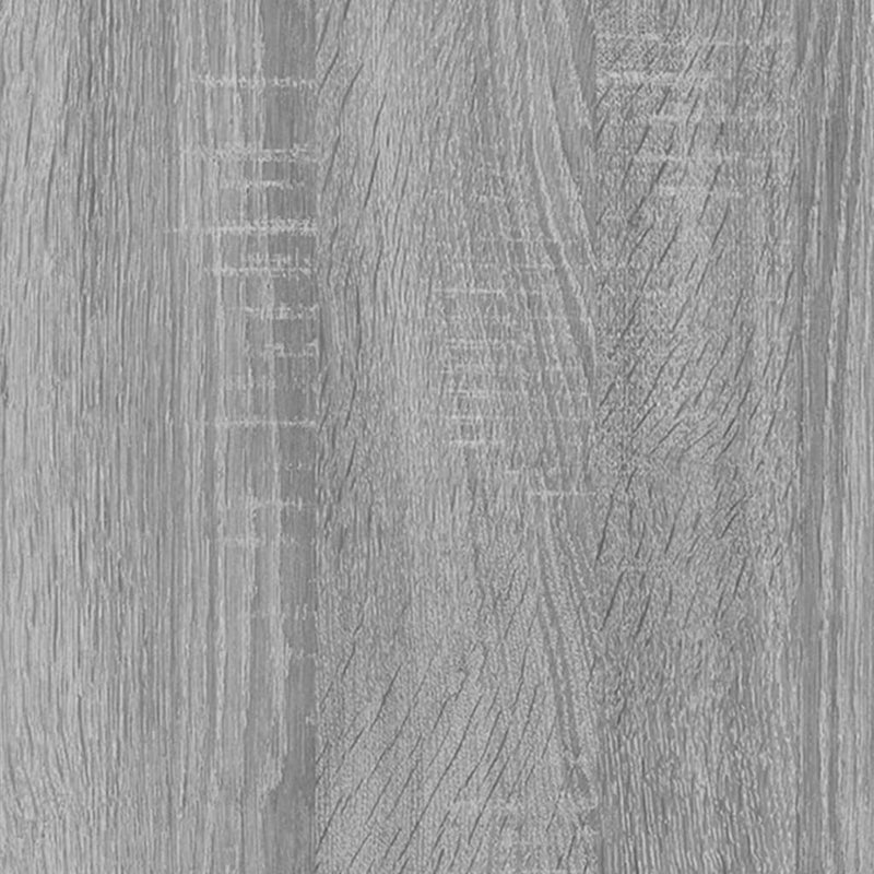 Nattbord 2 stk grå sonoma 40x35x50 cm
