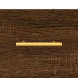 Skohylle brun eik 60x35x105 cm konstruert tre