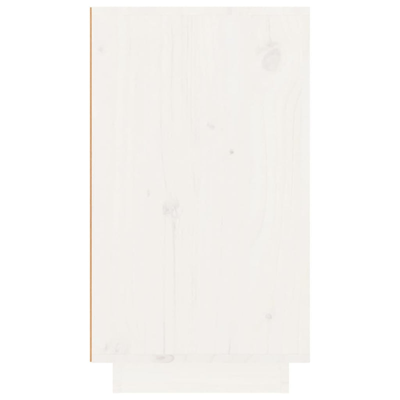 Vinhylle hvit 23x34x61 cm heltre furu