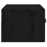 vidaXL Veggmonterte nattbord 2 stk svart 40x29,5x22 cm