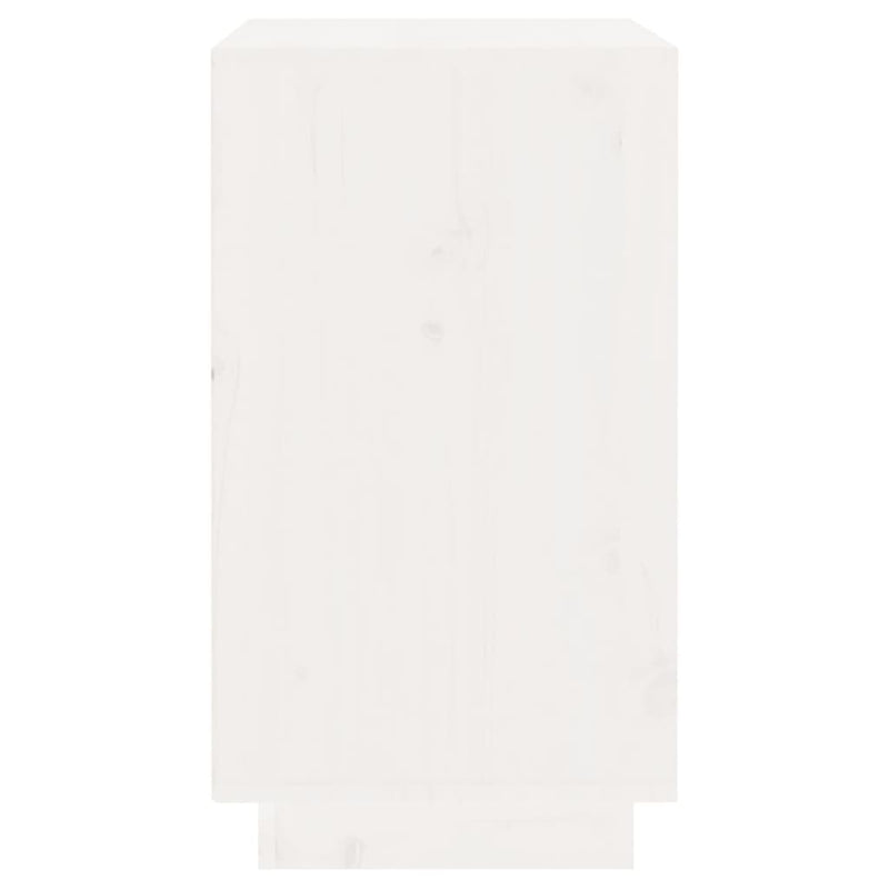 Vinhylle hvit 55,5x34x61 cm heltre furu