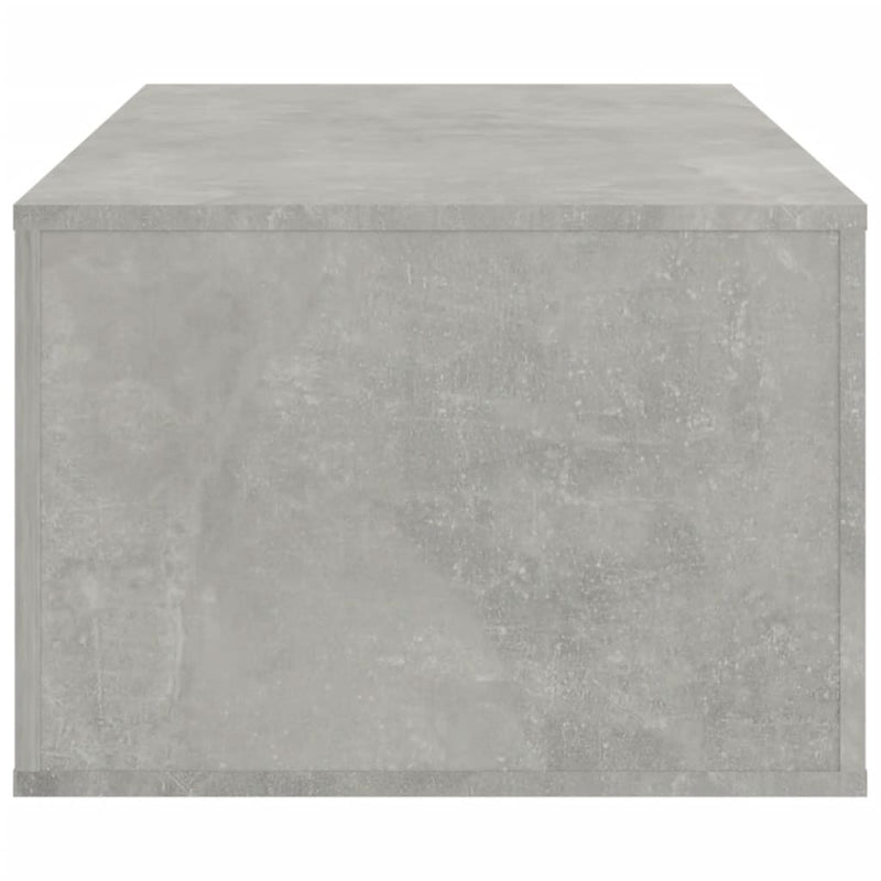 Salongbord betonggrå 100x50,5x35 cm konstruert tre