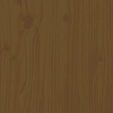 Veggmontert hodegavl honningbrun 127,5x3x80 cm heltre furu