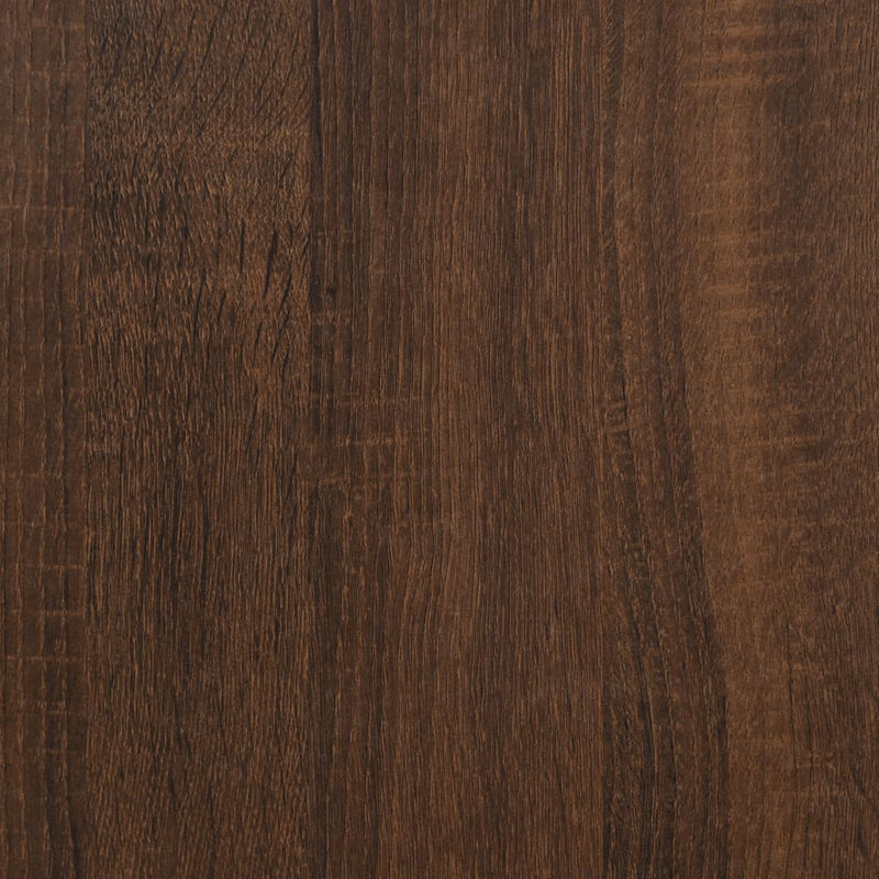 Baderomsskap brun eik 60x32x53,5 cm konstruert tre