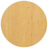 Bordplate Ø90x4 cm bambus