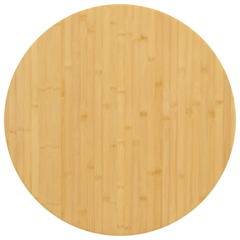 Bordplate Ø90x4 cm bambus