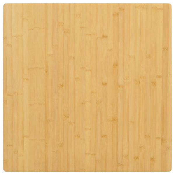 Bordplate 70x70x2,5 cm bambus