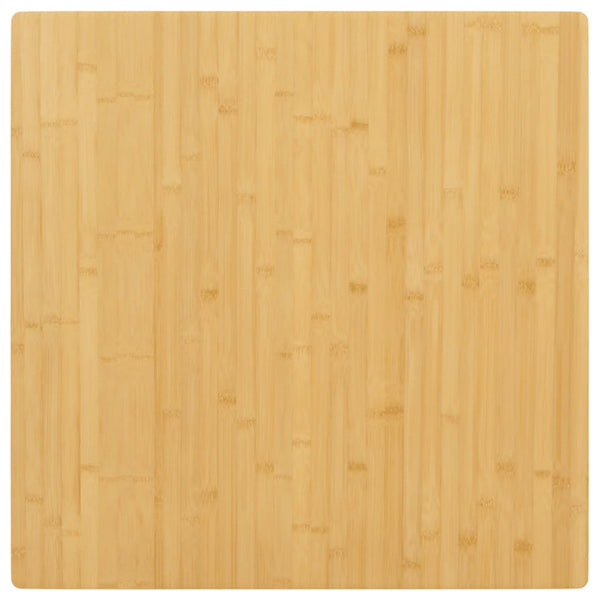 Bordplate 90x90x2,5 cm bambus