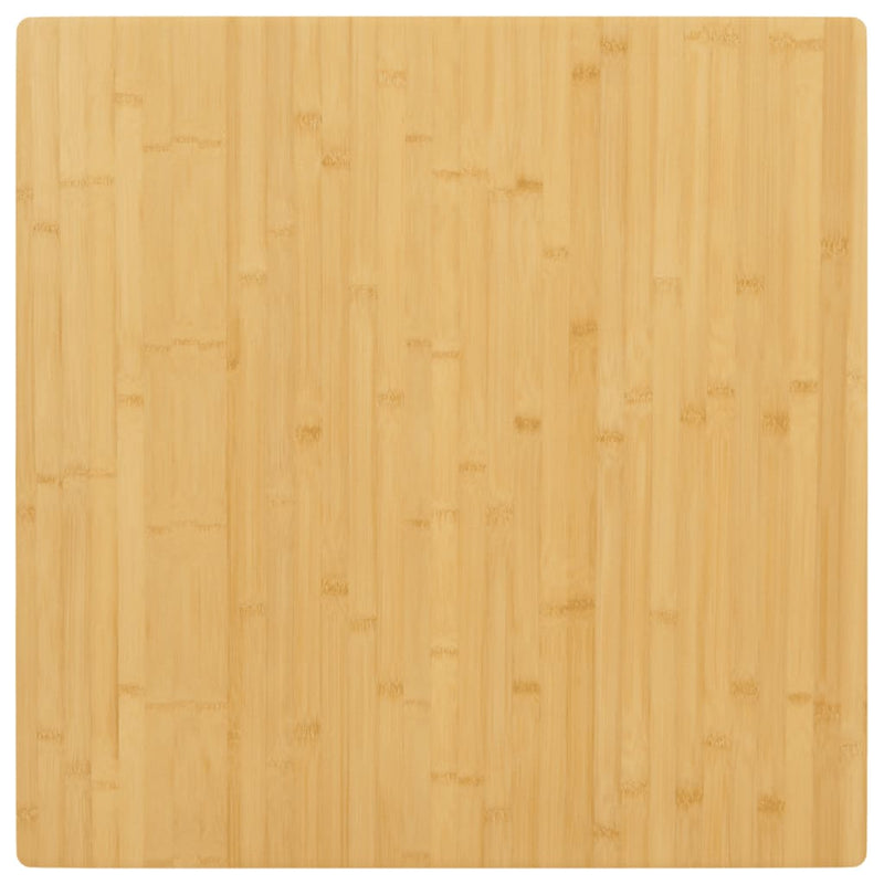 Bordplate 90x90x2,5 cm bambus
