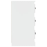 Skjenk hvit 70x35,5x67,5 cm konstruert tre