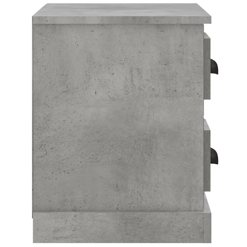 Nattbord betonggrå 60x35,5x45 cm