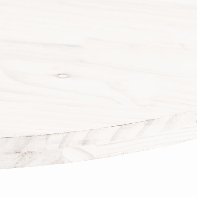 Bordplate hvit 90x45x2,5 cm heltre furu rektangulær