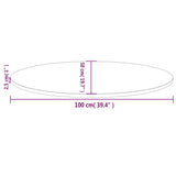 Bordplate 100x50x2,5 cm heltre furu oval