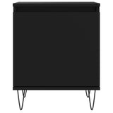 Nattbord svart 40x30x50 cm konstruert tre