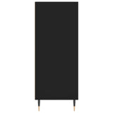 Highboard svart 57x35x90 cm konstruert tre