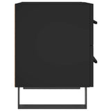 Nattbord 2 stk svart 40x35x47,5 cm konstruert tre