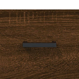 Nattbord brun eik 40x40x66 cm konstruert tre