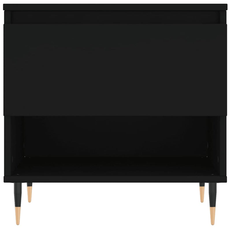 Salongbord svart 50x46x50 cm konstruert tre