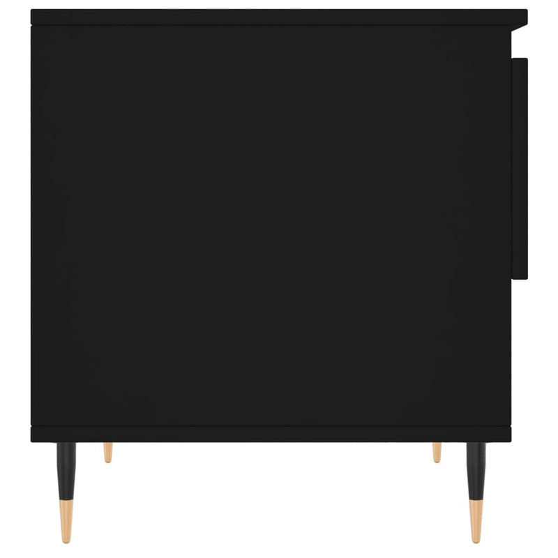 Salongbord svart 50x46x50 cm konstruert tre
