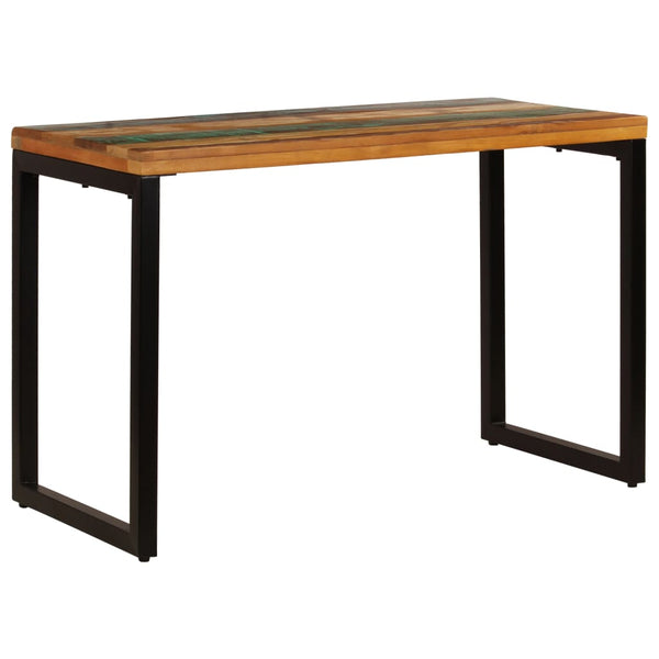 Spisebord 115x55x76 cm gjennvunnet heltre og stål