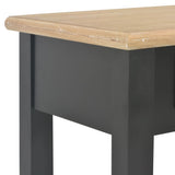 Konsollbord svart 110x35x80 cm tre