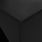 Barbord med skap 115x59x200 cm svart
