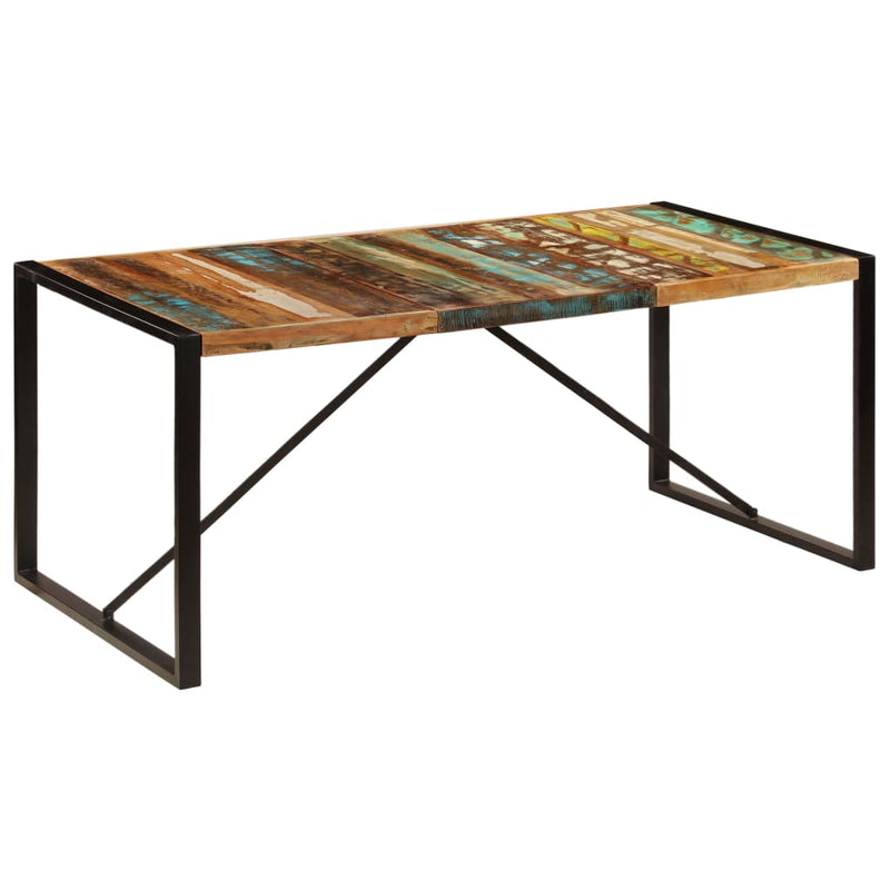 Spisebord 180x90x75 cm gjenvunnet heltre