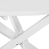 Spisebord hvit 120x75 cm MDF