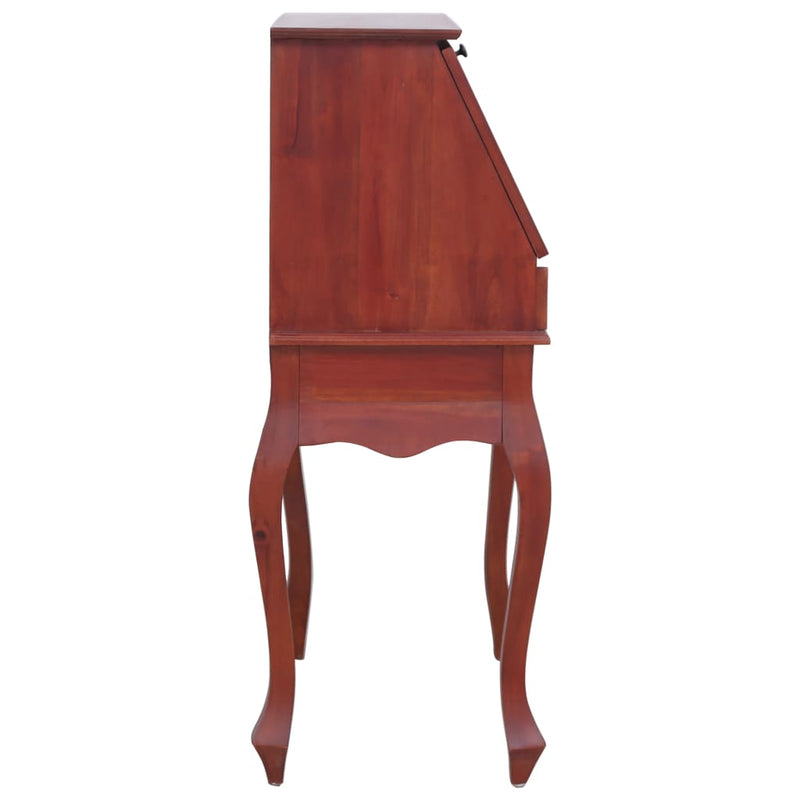 Sekretærbord brun 78x42x103 cm heltre mahogni