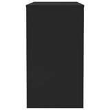 Skrivebord svart 90x40x72 cm konstruert tre