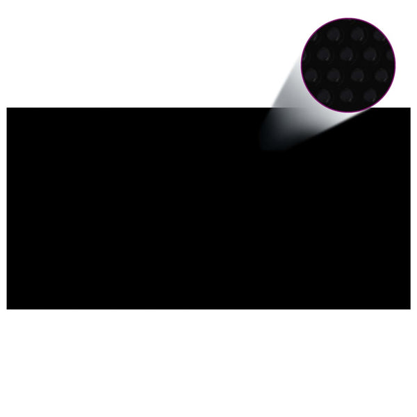 Bassengtrekk svart 488x244 cm PE