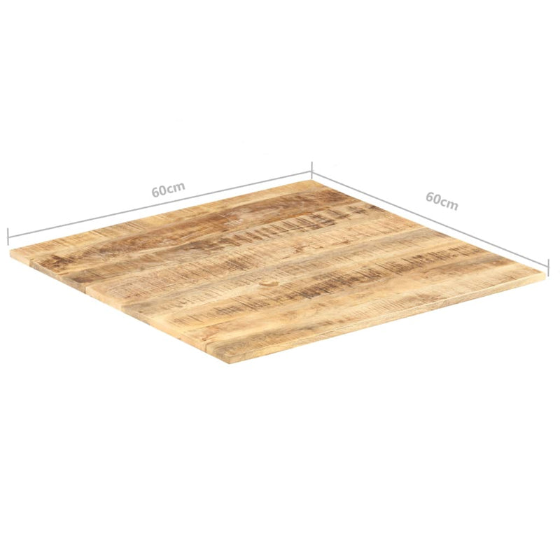 Bordplate heltre mango 15-16 mm 60x60 cm