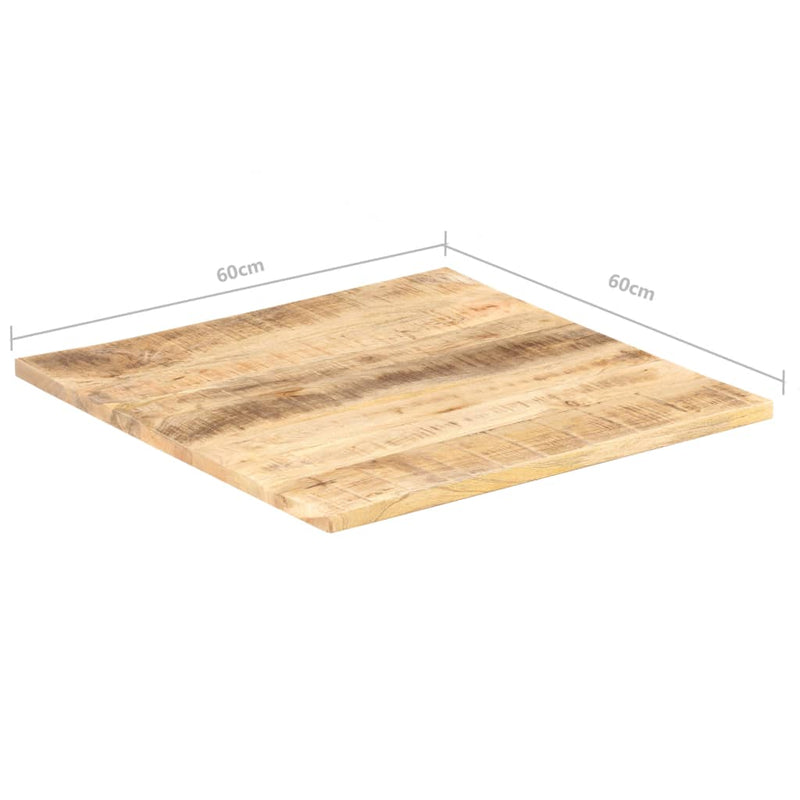 Bordplate heltre mango 25-27 mm 60x60 cm