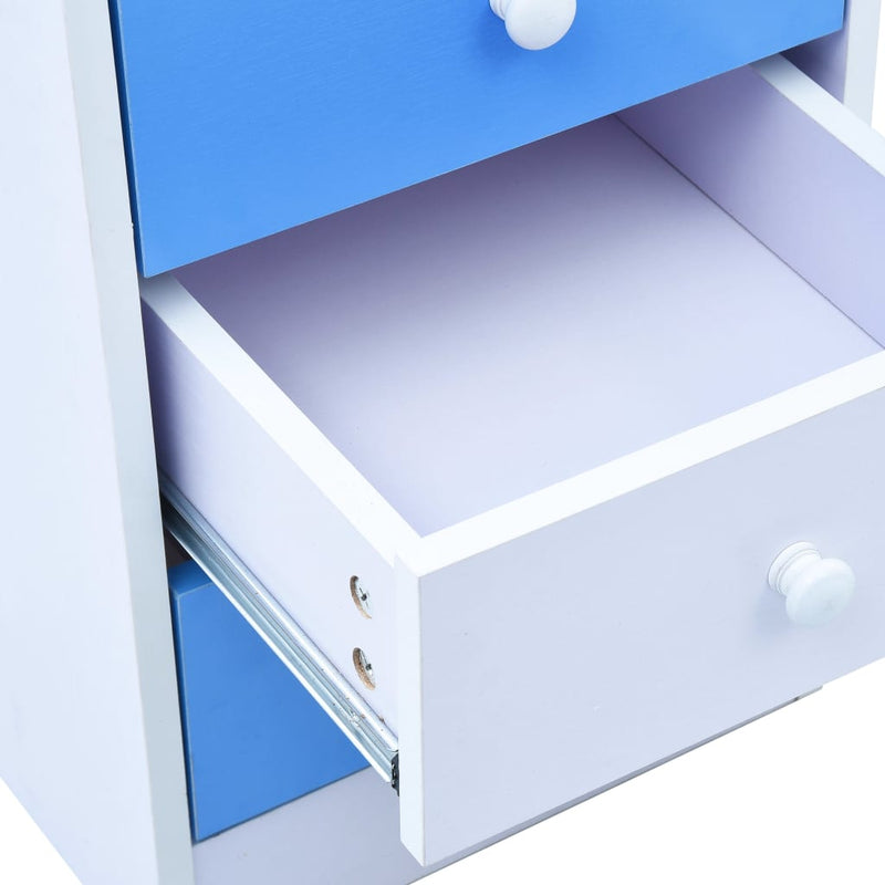 Tegnebord for barn vippbart blå og hvit