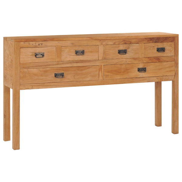 Skjenk 125x30x75 cm heltre teak