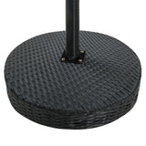 Hagebord svart 60,5x106 cm polyrotting