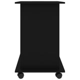 Databord svart 80x50x75 cm sponplate