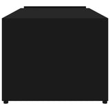 Salongbord svart 90x45x35 cm sponplate
