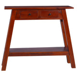 Konsollbord klassisk brun 90x30x75 cm heltre mahogni