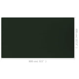 Teltteppe 400x800 cm mørkegrønn HDPE