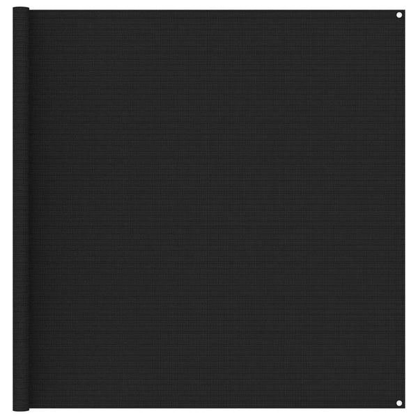 Teltteppe 200x200 cm svart